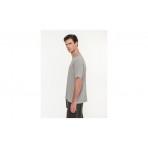 Body Talk Ανδρικό Κοντομάνικο T-Shirt Γκρι