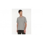 Body Talk Ανδρικό Κοντομάνικο T-Shirt Γκρι