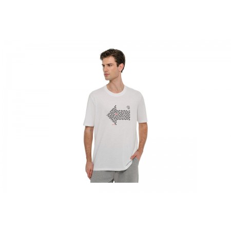 Body Talk Ανδρικό Κοντομάνικο T-Shirt Λευκό