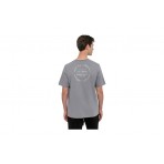 Body Talk Ανδρικό Κοντομάνικο T-Shirt Γκρι