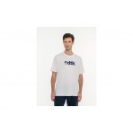 Body Talk Ανδρικό Κοντομάνικο T-Shirt Λευκό