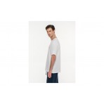 Body Talk Ανδρικό Κοντομάνικο T-Shirt Λευκό