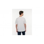 Body Talk Ανδρικό Κοντομάνικο T-Shirt Λευκό