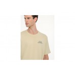 Body Talk Ανδρικό Κοντομάνικο T-Shirt Κίτρινο