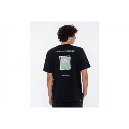 Body Talk Ανδρικό Κοντομάνικο T-Shirt Μαύρο