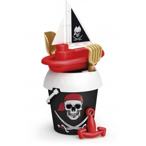 Escape Camping Σετ Κουβαδάκι Παραλίας Pirates Island Με Βαρκούλα (12615)