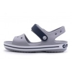 Crocs Crocband Βρεφικά-Παιδικά Σανδάλια Γκρι, Μπλε Σκούρο, Λευκά
