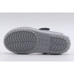 Crocs Crocband Βρεφικά-Παιδικά Σανδάλια Γκρι, Μπλε Σκούρο, Λευκά