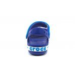 Crocs Crocband Βρεφικά-Παιδικά Σανδάλια Μπλε, Γαλάζιο, Λευκό