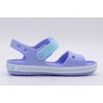 Crocs Crocband Βρεφικά-Παιδικά Σανδάλια Λιλά, Γαλάζια