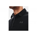 Under Armour Tech Ανδρικό Κοντομάνικο Polo T-Shirt Μαύρο
