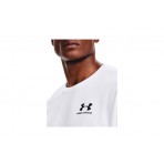 Under Armour Left Chest Logo Ανδρικό Κοντομάνικο T-Shirt Λευκό