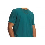 Under Armour Left Chest Logo Ανδρικό Κοντομάνικο T-Shirt Κυπαρισσί