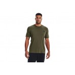 Under Armour Left Chest Logo Ανδρικό Κοντομάνικο T-Shirt Χακί