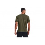 Under Armour Left Chest Logo Ανδρικό Κοντομάνικο T-Shirt Χακί