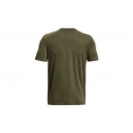 Under Armour Left Chest Logo Ανδρικό Κοντομάνικο T-Shirt Χακί