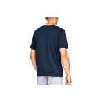Under Armour Left Chest Logo Ανδρικό Κοντομάνικο T-Shirt Μπλε Σκούρο