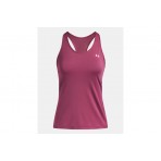 Under Armour HeatGear Armour Racer Γυναικείο Αμάνικο T-Shirt Ματζέντα