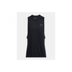 Under Armour Left Chest Cut-Off Ανδρική Αμάνικη Μπλούζα Μαύρη