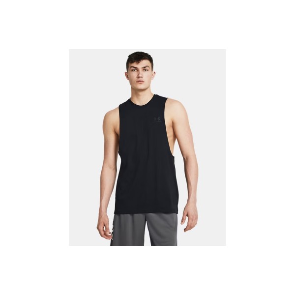 Under Armour Left Chest Cut-Off Μπλούζα Αμάνικη Ανδρική (1329286 001)