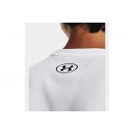 Under Armour Left Chest Cut-Off Ανδρική Αμάνικη Μπλούζα Λευκή