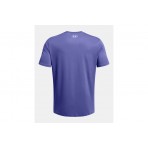 Under Armour Team Issue Wordmark Ανδρικό Κοντομάνικο T-Shirt Μωβ