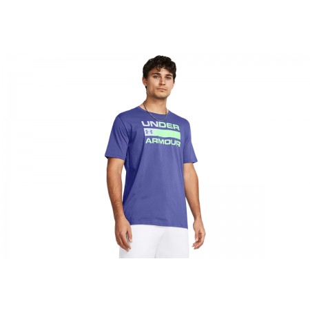 Under Armour Team Issue Wordmark Ανδρικό Κοντομάνικο T-Shirt Μωβ