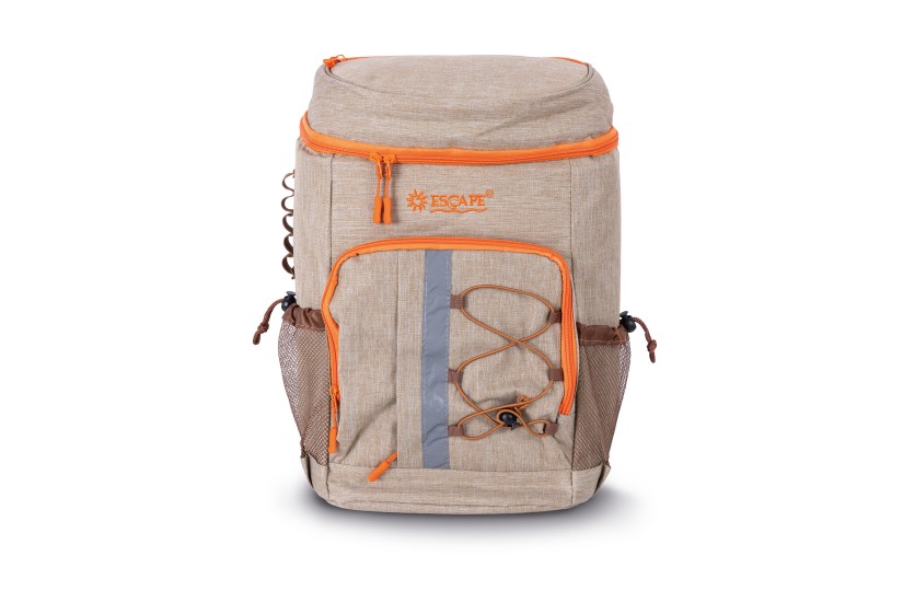 Escape Camping Ισοθερμική Τσάντα - Ψυγείο Escape Backpack Canva 21L Sand Or (13487)