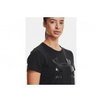 Under Armour Sportstyle Logo Γυναικείο Κοντομάνικο T-Shirt Μαύρο