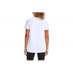 Under Armour Sportstyle Logo Κοντομάνικο T-Shirt Λευκό, Άκουα