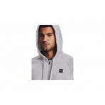 Under Armour Rival Fleece Fz Ζακέτα Με Κουκούλα Βαμβακερή Ανδρική (1357111 011)