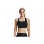 Under Armour Mid Crossback Γυναικείο Μπουστάκι Μαύρο