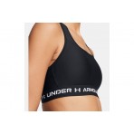 Under Armour Mid Crossback Γυναικείο Μπουστάκι Μαύρο