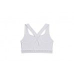 Under Armour Mid Crossback Γυναικείο Μπουστάκι Λευκό