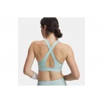 Under Armour Crossback Medium Γυναικείο Μπουστάκι Τυρκουάζ