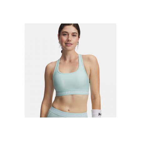 Under Armour Crossback Medium Γυναικείο Μπουστάκι Τυρκουάζ