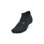 Under Armour Essential Κάλτσες Μέχρι τον Αστράγαλο Μαύρες 3 Τεμάχια