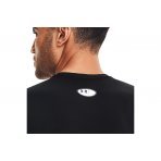 Under Armour Heatgear Ανδρική Αμάνικη Μπλούζα Μαύρη