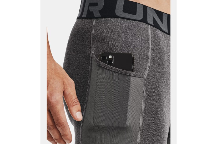 Under Armour Heatgear Ανδρικό Κοντό Κολάν Γκρι
