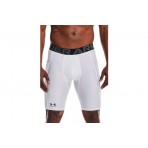 Under Armour Heatgear Ανδρικό Κοντό Κολάν Λευκό