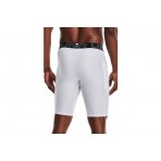 Under Armour Heatgear Ανδρικό Κοντό Κολάν Λευκό