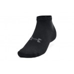 Under Armour Essential Κάλτσες Πάνω από τον Αστράγαλο Μαύρες 3 Τεμάχια