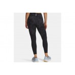 Under Armour Launch Ankle Print Γυναικείο Μακρύ Κολάν Μαύρο, Ανθρακί
