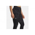 Under Armour Launch Ankle Print Γυναικείο Μακρύ Κολάν Μαύρο, Ανθρακί
