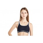 Under Armour Crossback Mid Solid Μπουστάκι Μαύρο