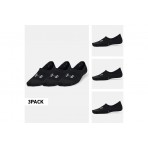 Under Armour Breathe Lite Ultra Κάλτσες Μέχρι τον Αστράγαλο Μαύρες 3 Τεμάχια