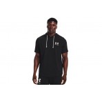 Under Armour Rival Terry Lc Ss Hoodie Κοντομάνικο Ανδρικό (1370396 001)