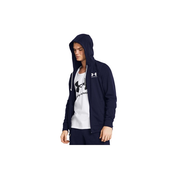 Under Armour Rival Terry Lc Fz Ζακέτα Βαμβακερή Ανδρική (1370409 410)