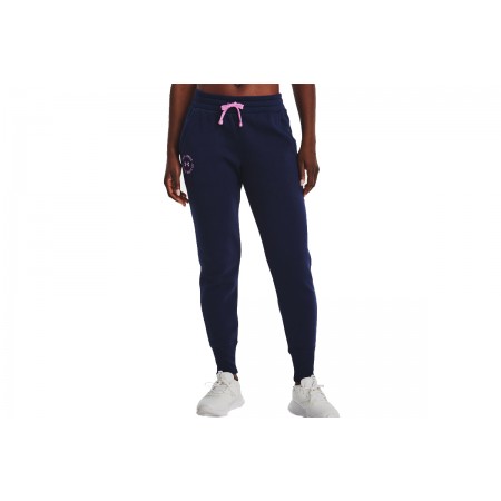 Under Armour Rival Fleece Crest Joggers Παντελόνι Φόρμας Γυναικείο 