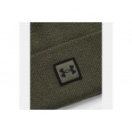 Under Armour Halftime Cuff Χειμερινό Σκουφάκι Χακί
